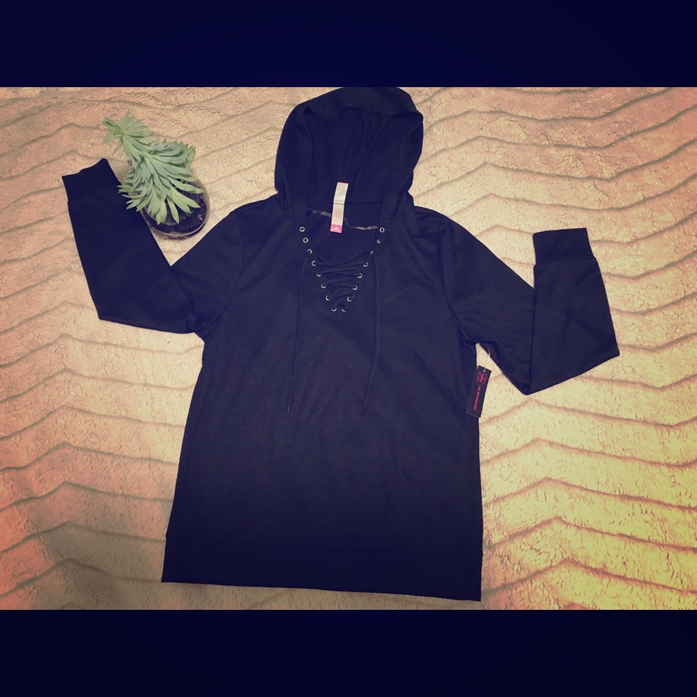 Juniors Black Hoodie